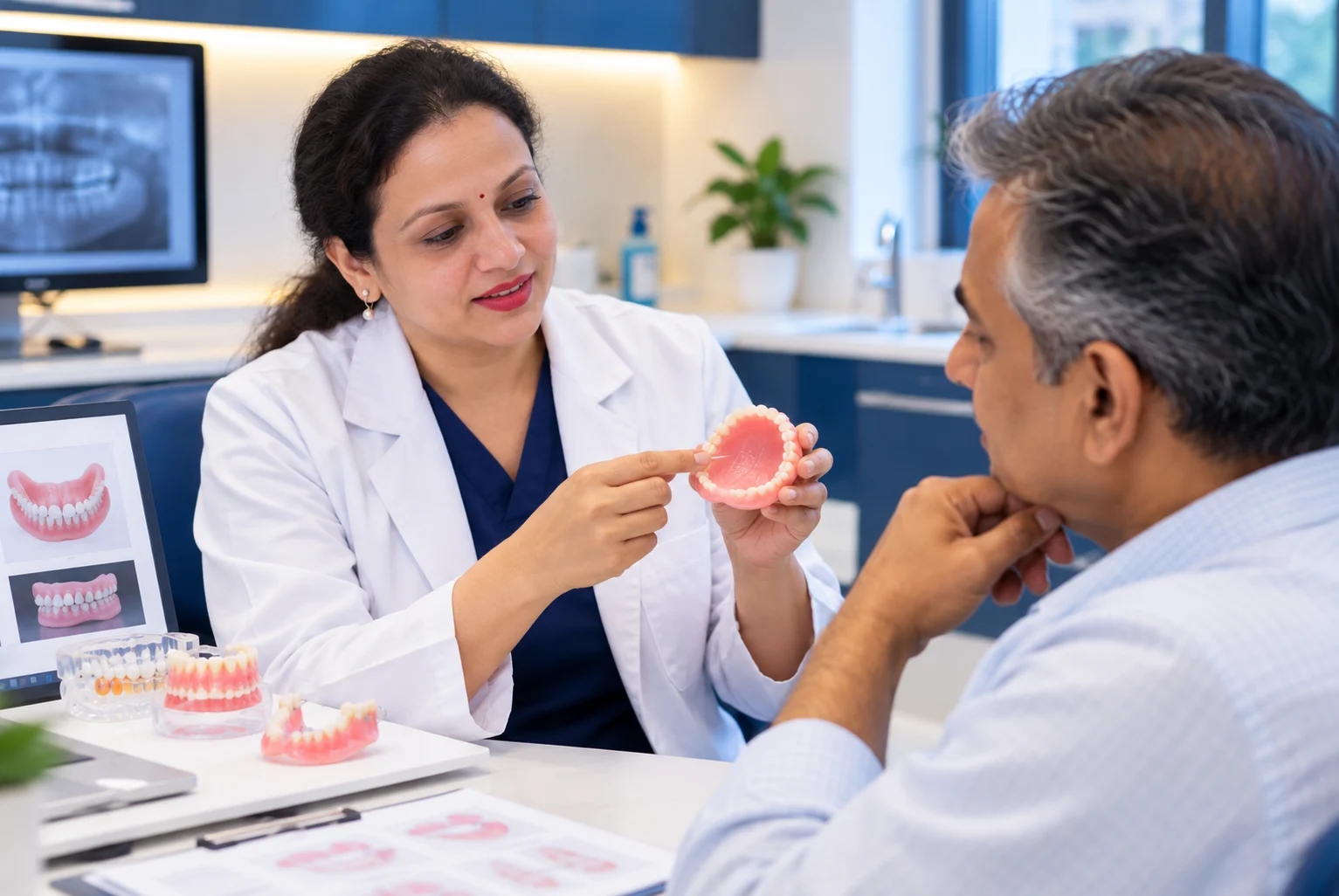A denture fit and maintenance assessment